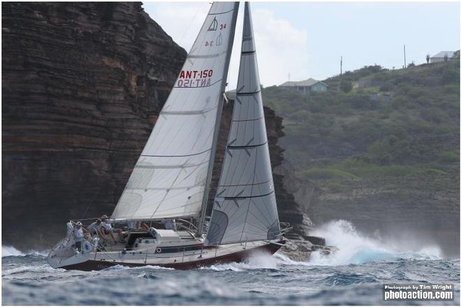 Cheeki Rafiki3 - Antigua Race Week ©  Tim Wright / Photoaction.com http://www.photoaction.com